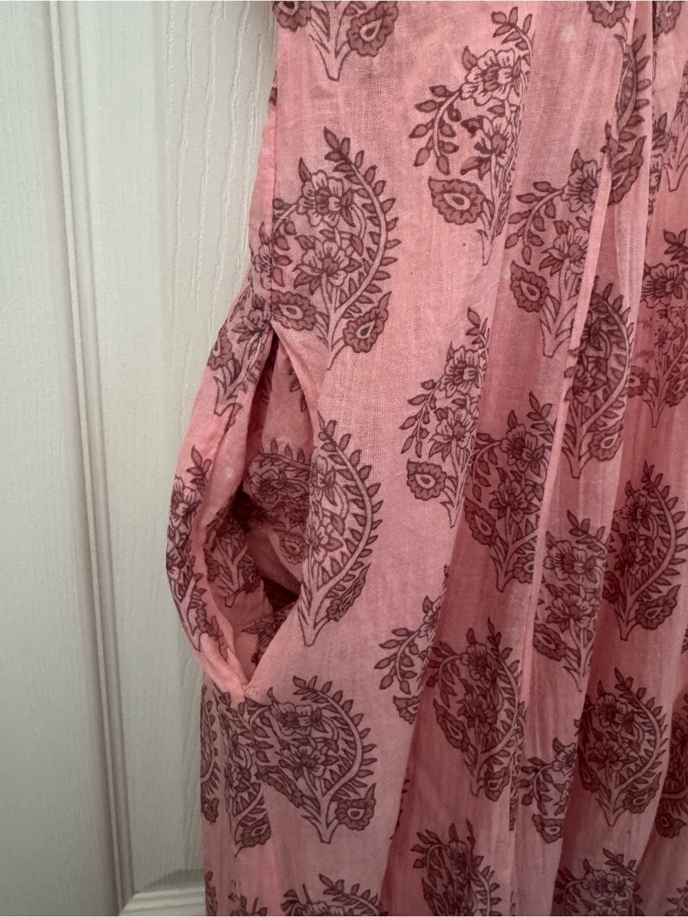 Free People Pink Paisley Maxi Dress - Picture 4 of 7